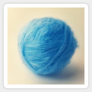 Blue Yarn Sticker